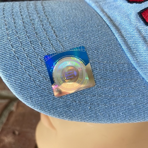 NWT Victoria's Secret PINK Cincy University of Cincinnati Bearcats Denim Hat - Picture 3 of 5